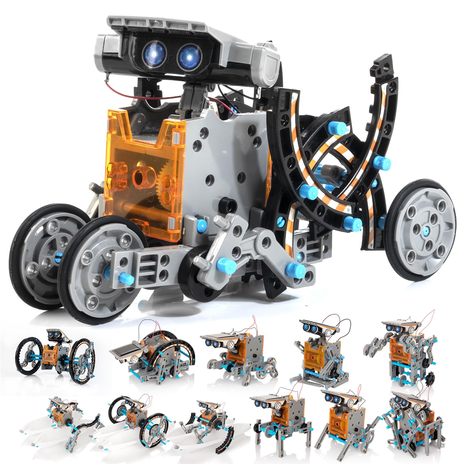 Amazon.com: Solar Robot Kit for Kids, 14-in-1 Educational STEM